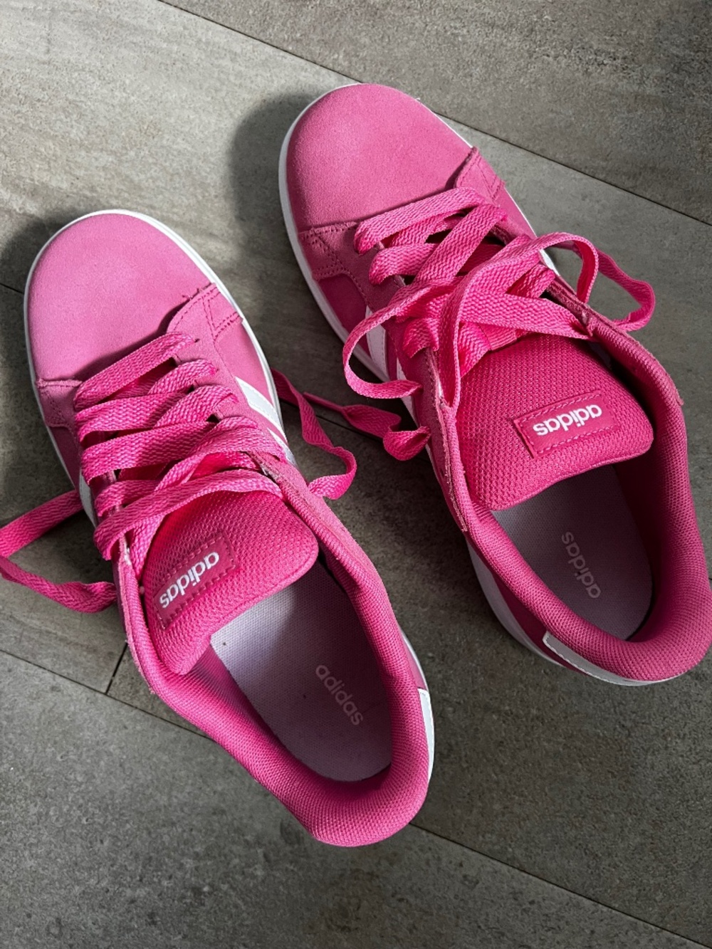 Hot Pink Adidas Sneakers